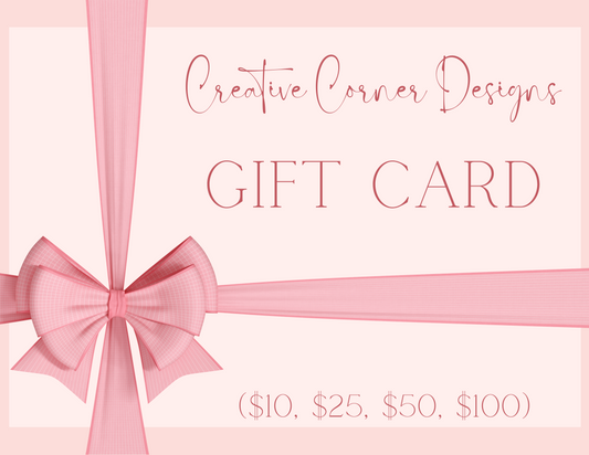 Creative Corner Designs Gift Card