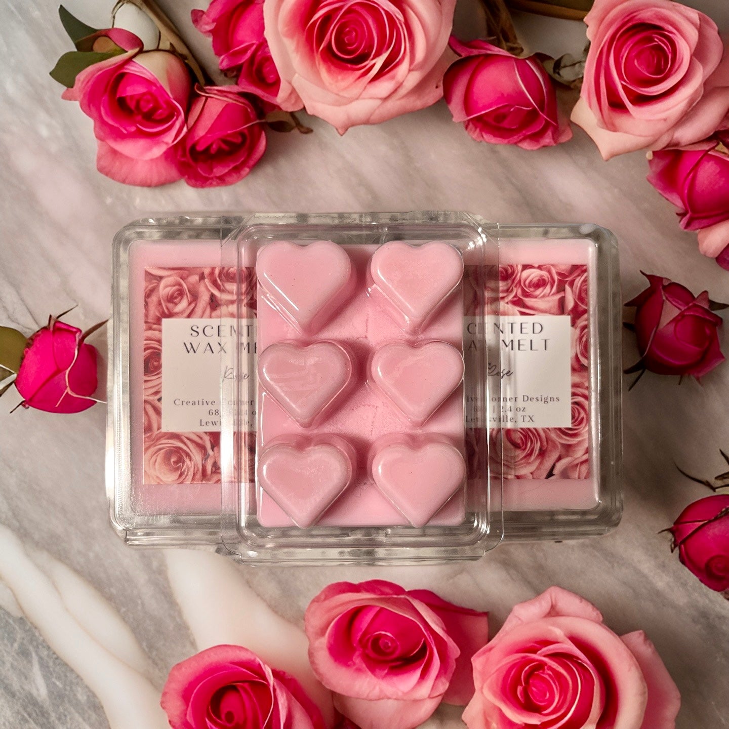 2.4 oz Heart-Shaped Wax Melts